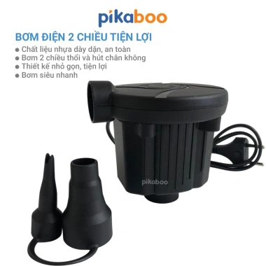 Bơm điện phao bơi Pikaboo hai chiều hút‑thổi nhanh chóng, tiện lợi, giá chỉ 179k