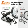 Bơm Hơi Đạp Chân Kapusi Mini Đa Năng 2X/1X Lanh - Siêu Khỏe, Giá 105.000 VND 5