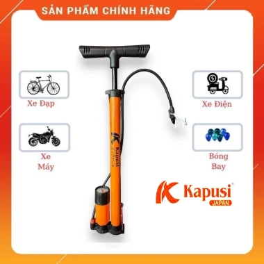 Bơm Hơi Đạp Chân Kapusi Mini Đa Năng 2X/1X Lanh - Siêu Khỏe, Giá 105.000 VND 7 Bơm Hơi Đạp Chân Kapusi Mini Đa Năng 2X/1X Lanh - Siêu Khỏe, Giá 105.000 VND 7