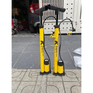Bơm Hơi Đạp Chân Kapusi Mini Đa Năng 2X/1X Lanh - Siêu Khỏe, Giá 105.000 VND
