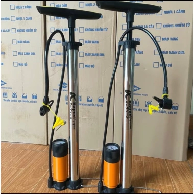 Bơm Hơi Đạp Chân Kapusi Mini Đa Năng 2X/1X Lanh - Siêu Khỏe, Giá 105.000 VND