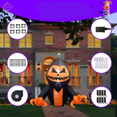 Bơm hơi Halloween 3,5 ft Phá vỡ từ cửa sổ, sân trước sân vườn, giảm giá 517.000₫ 6
