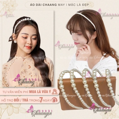 Bờm Ngọc Cài Tóc Nữ Phong Cách Hàn Quốc Kết Hợp Phối Đồ Giá Ưu Đãi 21,462₫