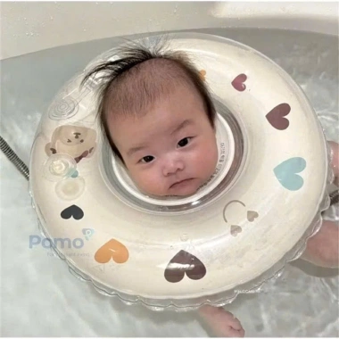 Bơm Phao bơi Đỡ Cổ Chống Lật cao cấp cho bé POMO – An toàn, không trượt, giá chỉ 105.000₫