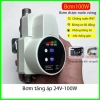 Bơm tăng áp 24V 100W - Tăng áp máy giặt, vòi hoa sen, lọc nước, tự động đóng ngắt, kèm cục chuyển nguồn, chỉ 700.000đ