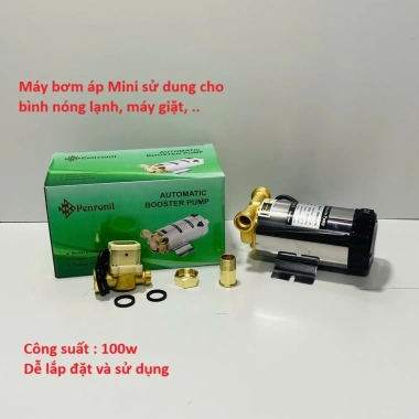 Bơm tăng áp lực 100W cho máy giặt và bình nóng lạnh - Chỉ 590.000 VNĐ 2