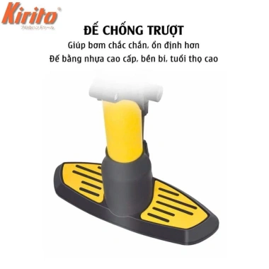 Bơm tay KIRITO/Stanlays cho xe máy và xe đạp - Thiết kế thông minh, 60.000 VND