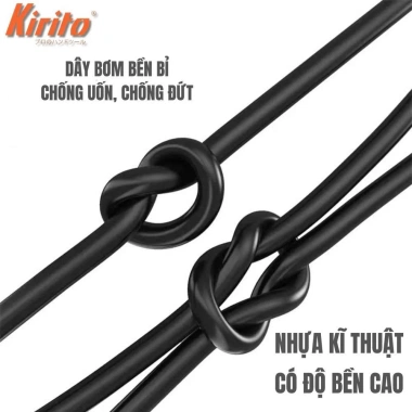 Bơm tay KIRITO/Stanlays cho xe máy và xe đạp - Thiết kế thông minh, 60.000 VND