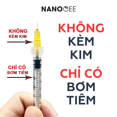 Bơm Tiêm Chống Trào Dưỡng Chất Meso HA Collagen - Đầu Kim 34G MPV 1ml Giá 40.000đ 2