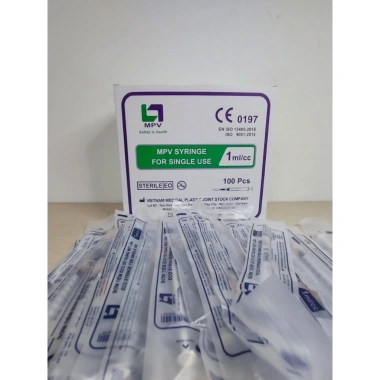 Bơm Tiêm Chống Trào Dưỡng Chất Meso HA Collagen - Đầu Kim 34G MPV 1ml Giá 40.000đ 5