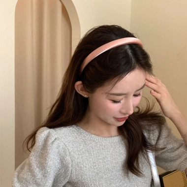Bờm Tóc Băng Đô Satin Bóng Bản Nhỏ - Nữ Tính Nổi Bật, Giá Chỉ 46k