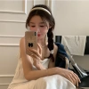 Bờm Tóc Băng Đô Satin Bóng Bản Nhỏ - Nữ Tính Nổi Bật, Giá Chỉ 46k 8