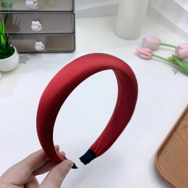 Bờm tóc mẹ và bé Y348 - bờm tết gấm xốp phồng phối áo dài, giá ưu đãi 42.000₫ 10