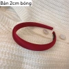Bờm tóc nữ màu đỏ vải nhung lụa - Phong cách Tết sang trọng, giảm còn 20.000đ 6