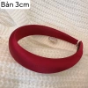 Bờm tóc nữ màu đỏ vải nhung lụa - Phong cách Tết sang trọng, giảm còn 20.000đ 7