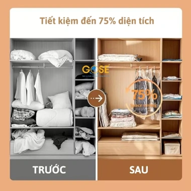 Bơm túi hút chân không mạnh cho quần áo, chăn màn - Thao tác dễ dàng, giá 7.000₫ 3 Bơm túi hút chân không mạnh cho quần áo, chăn màn - Thao tác dễ dàng, giá 7.000₫ 3