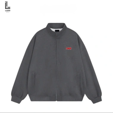Bomber Nỉ K Form Boxy Áo Khoác 2 Da Nỉ 4 Mùa Thời Trang LADOSHOP 7