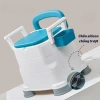 Bồn Cầu Di Động cho Người Già & Bà Bầu - Tay Vịn Chắc Chắn, Tựa Lưng, Trọng Tải 100kg, 612k 7