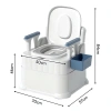 Bồn Cầu Di Động cho Người Già & Bà Bầu - Tay Vịn Chắc Chắn, Tựa Lưng, Trọng Tải 100kg, 612k 10