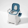 Bồn cầu di động tăng giảm chiều cao, chống trượt, khử mùi, tay vịn chắc chắn, tải trọng 100kg - Bô vệ sinh người già 10