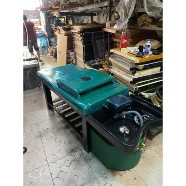 Bồn gội tai thỏ nhựa kèm phụ kiện trong bồn - Giá ưu đãi 750.000, không kèm chân kê, thay thế giường dùng bồn tai thỏ 7