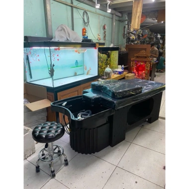 Bồn gội tai thỏ nhựa kèm phụ kiện trong bồn - Giá ưu đãi 750.000, không kèm chân kê, thay thế giường dùng bồn tai thỏ 8