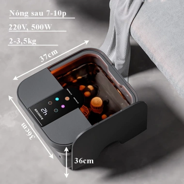 Bồn ngâm chân massage gấp gọn MEXI tự động – Con lăn, hồng ngoại, sục khí, chỉ 590k 2 Bồn ngâm chân massage gấp gọn MEXI tự động – Con lăn, hồng ngoại, sục khí, chỉ 590k 2