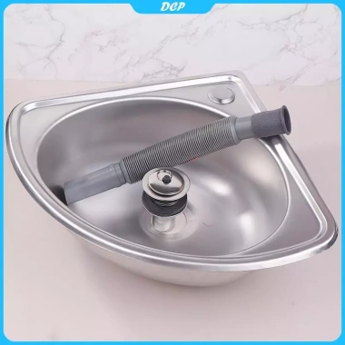 Bồn rửa RV thép không gỉ, nhỏ gọn đa năng cho nhà bếp, phòng tắm, cắm trại Motorhome - 187.400 VND
