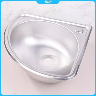 Bồn rửa RV thép không gỉ, nhỏ gọn đa năng cho nhà bếp, phòng tắm, cắm trại Motorhome - 187.400 VND
