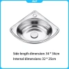 Bồn rửa RV thép không gỉ, nhỏ gọn đa năng cho nhà bếp, phòng tắm, cắm trại Motorhome - 187.400 VND 9