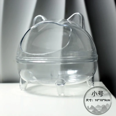 Bồn Tắm Cát Hamster - Phòng Tắm Gấu Vàng Nhỏ, Dùng Kép, KNVA - Giá 78.740₫