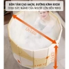Bồn tắm gấp gọn HPS cho người lớn, 7 lớp giữ nhiệt 3h, dễ tháo lắp, bể bơi gấp gọn bé 150L - Giá 369.000₫ 2