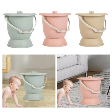 Bồn tiểu có nắp đa năng cho trẻ em, người lớn, nam nữ, nồi phòng, bô, xô ngủ tiện lợi, giá ưu đãi
