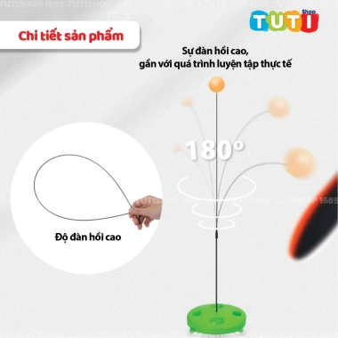 Bóng bàn tập phản xạ cho bé – Cột thông minh phát triển phản xạ, chỉ 42.000₫ 4 Bóng bàn tập phản xạ cho bé – Cột thông minh phát triển phản xạ, chỉ 42.000₫ 4