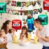 Bóng bay lá Minecraft đặc biệt - Đạo cụ sinh nhật, đồ tiệc, 17.280 VND greiwe2vn 2