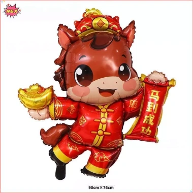 Bóng Bay Ngựa Đứng Trang Trí Năm Mới Giáng Sinh - 1 chiếc Hoạt Hình Giá 38.124 VND 10