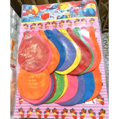 Bóng bay thúng 20 quả - Bóng tròn to Chúc Mừng Năm Mới Hoa Mai đủ màu, siêu dai, giá 59.800₫ 8