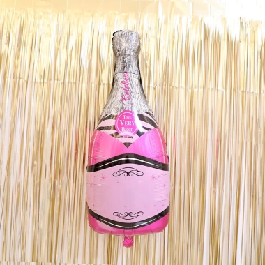 Bong Bóng Hình Chai Rượu CHAMPAGNE Size ĐẠI - Phụ Kiện Trang Trí Sinh Nhật, Tiệc Party, Tết - Giá 6.000đ 6