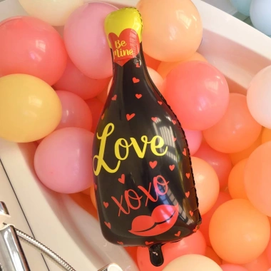 Bong Bóng Hình Chai Rượu CHAMPAGNE Size ĐẠI - Phụ Kiện Trang Trí Sinh Nhật, Tiệc Party, Tết - Giá 6.000đ 7