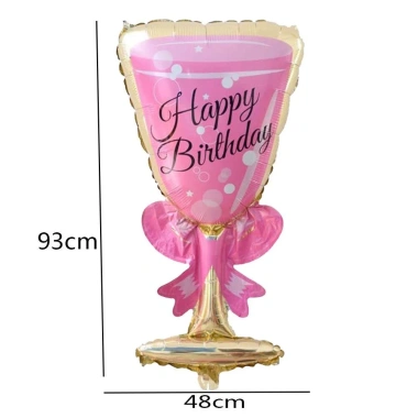 Bong Bóng Hình Chai Rượu CHAMPAGNE Size ĐẠI - Phụ Kiện Trang Trí Sinh Nhật, Tiệc Party, Tết - Giá 6.000đ 10