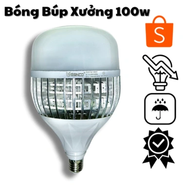 Bóng Đèn LED 100W Siêu Sáng Xưởng Công Suất Lớn - Bảo Hành 2 Năm, Giá Ưu Đãi 125.000 VND Bóng Đèn LED 100W Siêu Sáng Xưởng Công Suất Lớn - Bảo Hành 2 Năm, Giá Ưu Đãi 125.000 VND