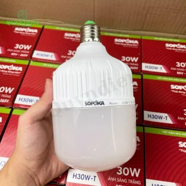 Bóng Đèn LED 30W H30W-T Sáng Tiết Kiệm Điện Thọ Lâu - Linh Kiện Quỳnh Diễn