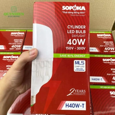Bóng Đèn LED 40W H40W‑T Tiết Kiệm Điện, Tuổi Thọ Cao – Linh Kiện Quỳnh Diễn 8