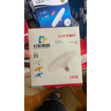 Bóng Đèn Led E27 UFO 30-50W 220V Siêu Sáng Trắng - Đèn Trong Nhà, Đèn Bàn 55.000