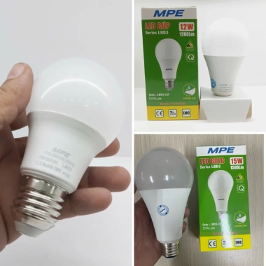 Bóng đèn LED MPE 7-40W, ánh sáng trắng/vàng, chống nước, tiết kiệm điện