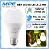 Bóng đèn LED MPE chống ẩm LBL2 9W - Trắng 6.500K, Vàng 3.000K, tiết kiệm, giảm giá 41.798 VND