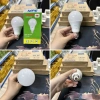Bóng đèn LED MPE chống ẩm LBL2 9W - Trắng 6.500K, Vàng 3.000K, tiết kiệm, giảm giá 41.798 VND 2