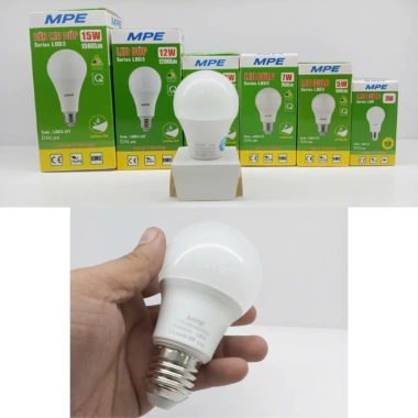 Bóng Đèn Led MPE E27 Ánh Sáng Trắng/Vàng 3-15W, Chính Hãng, Bảo Hành 24 Tháng