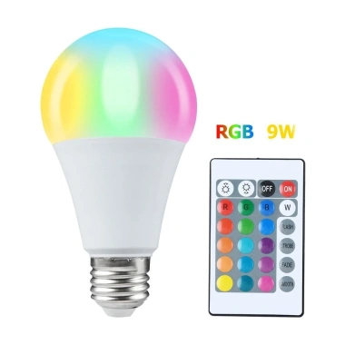 Bóng đèn LED RGB 9W/10W 220V điều chỉnh độ sáng, đổi màu, giá 40.109 VND 9