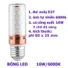 Bóng đèn LED siêu sáng đui xoáy E27, công suất cao, hình bắp ngô, giá chỉ 10.000 VND 7